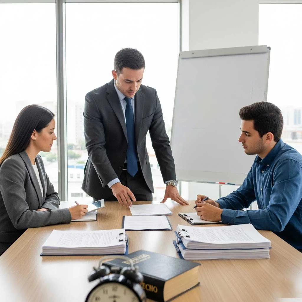 Preparación de estrategia legal inmediata para defensa penal urgente