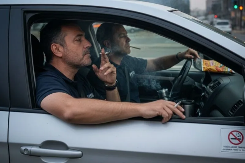 Nueva Ley del Tabaco: prohibición de fumar en vehículos con menores y en vehículos de empresa.