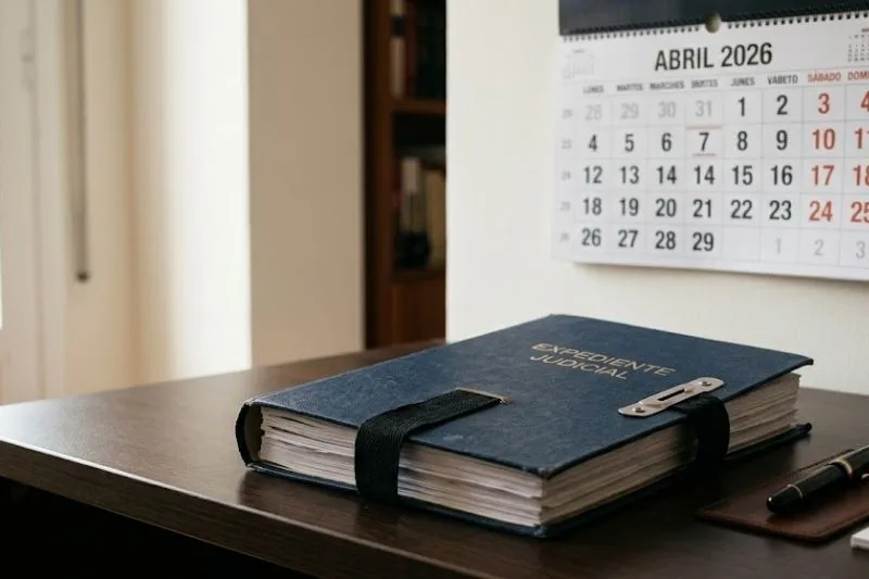 Expediente legal y calendario para ilustrar cuándo prescribe un delito en España