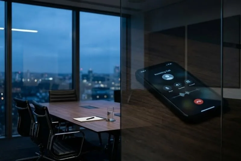 Reflejo de un móvil en cristal como representación de si puede una grabación ser prueba en un juicio penal