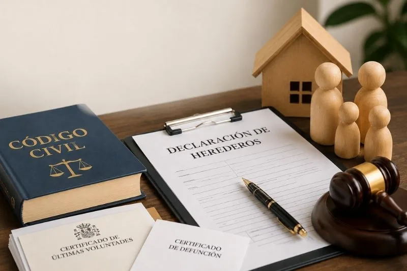Herencia sin testamento con declaración de herederos, Código Civil y vivienda familiar